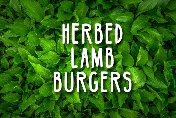 herbed lamb burgers