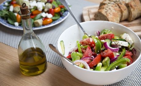 best diet for metabolic syndrome mediterranean diet greek salad olive oil